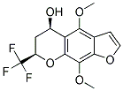 CIS-4,9-DIMETHOXY-7-TRIFLUOROMETHYL-5H-FURO-[3,2-G]-CHROMAN-5-OL 结构式