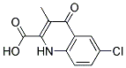 6-CHLORO-1,4-DIHYDRO-3-METHYL-4-OXOQUINOLINE-2-CARBOXYLIC ACID 结构式