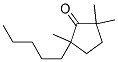 5-PENTYL-2,2,5-TRIMETHYLCYCLOPENTANONE 结构式