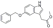 5-BENZYLOXY-3-INDOLEACETIC ACID METHYL ESTER 结构式