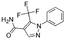 1-苯基-5-三氟甲基-1H-吡唑-4-酰胺 结构式