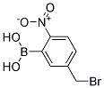5-(BROMOMETHYL)-2-NITROPHENYLBORONIC ACID 结构式