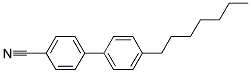 4-正庚基-4'-氰基联苯 结构式