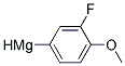 3-FLUORO-4-METHOXYPHENYLMAGNESIUM 结构式