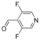 3,5-DIFLUOROPYRIDINE-4-CARBALDEHYDE 结构式