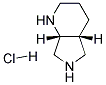 (R, R)-(+)-2, 8-DIAZABICYCLO[4,3,0]NONANE HYDROCHLORIDE 结构式