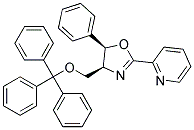 (4S,5R)-2-[4,5-DIHYDRO-5-PHENYL-4-[(TRIPHENYLMETHOXY)-METHYL]-2-OXAZOLY] PYRIDINE 结构式