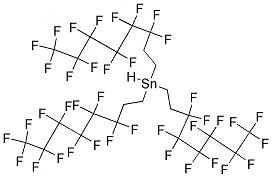 TRIS(2-(PERFLUOROHEXYL)ETHYL)TIN HYDRIDE, TECH. 结构式