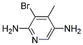 3-Bromo-2,5-diamino-4-picoline, 结构式