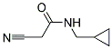 N1-CYCLOPROPYLMETHYL-2-CYANOACETAMIDE, TECH 结构式