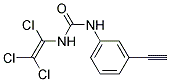 N-(3-ETHYNYLPHENYL)-N'-(1,2,2-TRICHLOROVINYL)UREA, TECH 结构式