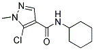 5-CHLORO-N-CYCLOHEXYL-1-METHYL-1H-PYRAZOLE-4-CARBOXAMIDE, TECH 结构式