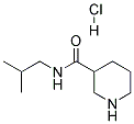 PIPERIDINE-3-CARBOXYLIC ACID ISOBUTYLAMIDE HCL 结构式