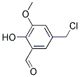 5-CHLOROMETHYL-2-HYDROXY-3-METHOXYBENZALDEHYDE 结构式