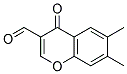 6,7-DIMETHYL-3-FORMYLCHROMONE 结构式
