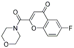 6-FLUORO-2-(MORPHOLIN-4-YLCARBONYL)-4H-CHROMEN-4-ONE 结构式