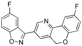 6-FLUORO-2-(5-FLUORO-BENZO[D]ISOXAZOL-3-YL)-10H-9-OXA-4-AZA-PHENANTHRENE 结构式