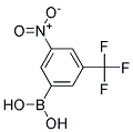 3-NITRO-5-(TRIFLUOROMETHYL)BENZENEBORONIC ACID 结构式