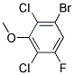 1-甲氧基-5-氟-2,6-二氯-3-溴苯 结构式