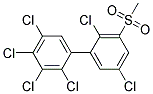 3-METHYLSULFONYL-2,2',3',4',5,5'-HEXACHLOROBIPHENYL 结构式