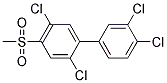 4-METHYLSULFONYL-2,3',4',5-TETRACHLOROBIPHENYL 结构式