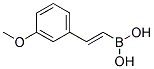 E-2-(3-Methoxyphenyl)vinylboronic acid 结构式