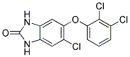 5-CHLORO-6-(2,3-DICHLOROPHENOXY)-1,3-DIHYDRO-BENZOIMIDAZOL-2-ONE 结构式