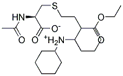 N-ACETYL-S-(2-ETHOXYCARBONYLETHYL-1-METHYL)-L-CYSTEINE, DICYCLOHEXYLAMMONIUM SALT 结构式