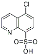 5-CHLOROQUINOLINE-8-SULFONIC ACID 结构式