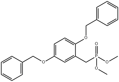 DIMETHYL [(2,5-DIBENZYLOXY)PHENYLMETHYL]PHOSPHONATE 结构式