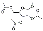 METHYL 2,3,5-TRI-O-ACETYL-D-RIBOFURANOSIDE 结构式