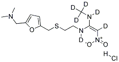 RANITIDINE-D6, HYDROCHLORIDE 结构式