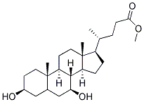 URSODEOXYCHOLIC-1-METHYL ESTER 结构式