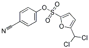 4-CYANOPHENYL 5-(DICHLOROMETHYL)FURAN-2-SULPHONATE 结构式