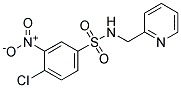 N1-(2-PYRIDYLMETHYL)-4-CHLORO-3-NITROBENZENE-1-SULPHONAMIDE 结构式