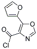 5-(2-FURYL)-1,3-OXAZOLE-4-CARBONYL CHLORID 结构式