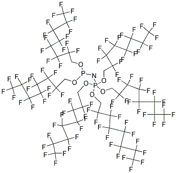 Hexakis(1H,1H-perfluorooctyloxy)phosphazene 结构式