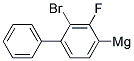 3-FLUORO-4-BIPHENYLMAGNESIUM BROMIDE 0.5M SOLUTION IN THF 结构式