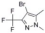 4-BROMO-1,5-DIMETHYL-3-(TRIFLUOROMETHYL)-1H-PYRAZOL 结构式