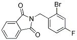 N-(2-BROMO-4-FLUOROBENZYL)PHTHALIMID 结构式