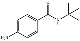 4-氨基N-叔丁基苯甲酰胺 结构式
