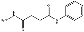 4-肼基-4-氧代-N-苯基丁酰胺 结构式