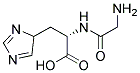 甘氨酰-L-组氨酸 结构式