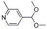 4-(Dimethoxymethyl)-2-methylpyridine 结构式