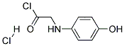 D-4-Hydroxyphenylglycine chloride hydrochloride 结构式