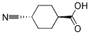trans-4-cyanocyclohexanecarboxylic acid 结构式