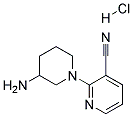 3-Amino-3,4,5,6-tetrahydro-2H-[1,2']bipyridinyl-3'-carbonitrile hydrochloride 结构式