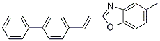 (E)-2-(4-Phenylstyryl)-5-methylbenzoxazole 结构式