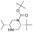 (2R,5R)-1-Boc-2-Tert-Butyl-5-Isopropyl-Piperazine 结构式