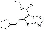 Ethyl 2-(2-Cyclopentylethyl)Imidazo[2,1-B]Thiazole-3-Carboxylate 结构式